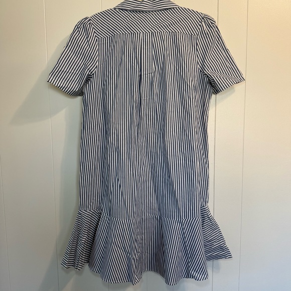 Tommy Hilfiger Blue and White Striped Coastal Dress Woman’s Size 10 - Picture 9 of 11